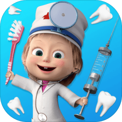 玛莎与熊：牙醫診所和牙医游戏为孩子自由