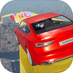 Mega Ramp: Audi S5 Demolition