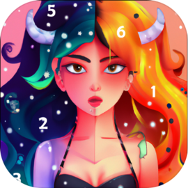 ASMR Coloring Book by Number