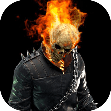 Ghost Rider 3D Game : Death Bike Riding Stunt Race