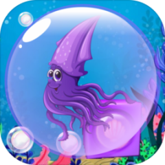 Squid Bubble Game