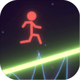 Neon Stickman Draw Runner