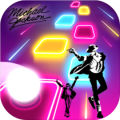 Michael Jackson hop tiles game