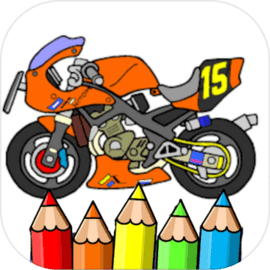 ninja motorbike coloring