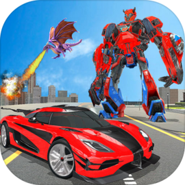 Jet Robot Car Transformation