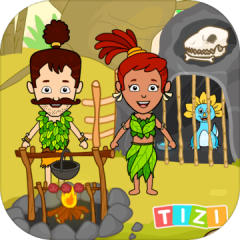 我的石器時代城鎮：侏羅紀山洞人遊戲