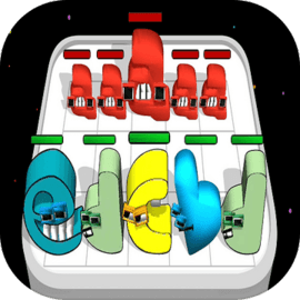 Merge Rainbow friends Alphabet