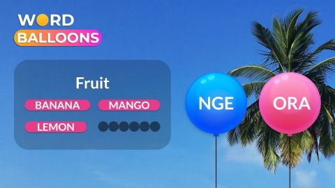 Word Balloons: Fun Word Search