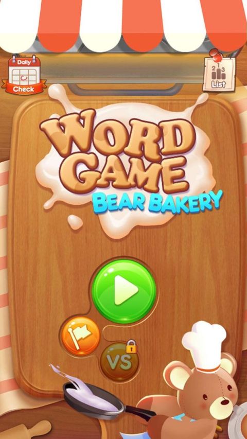 Word Game - Bear Bakery