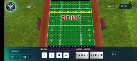 Math Facts Football