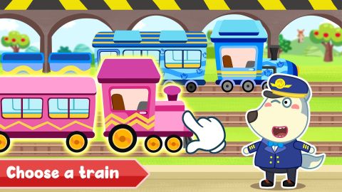 Wolfoo Train - Railway Station