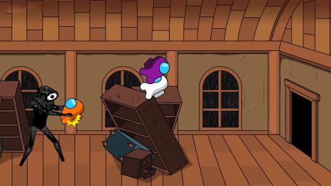 VS DOORS AMONG US ANIMATION