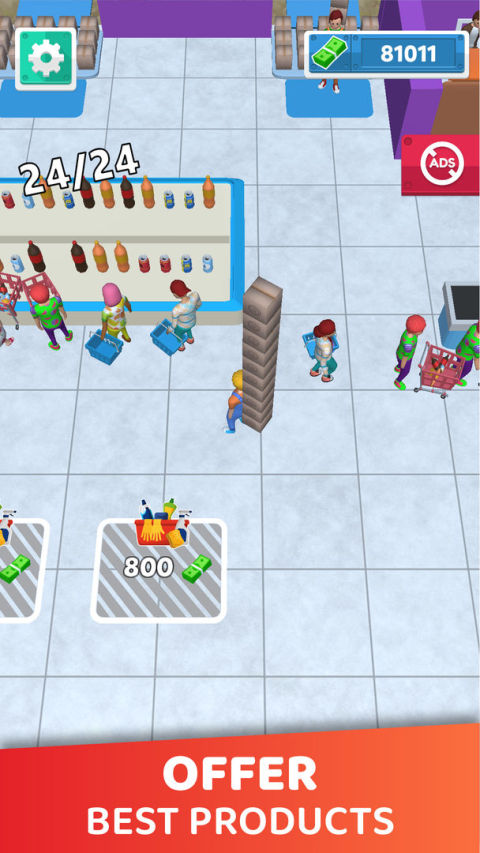 Supermarket Cashier Idle Tycon