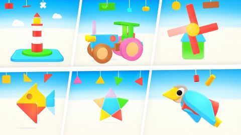 Puzzle Shapes - 幼兒學習