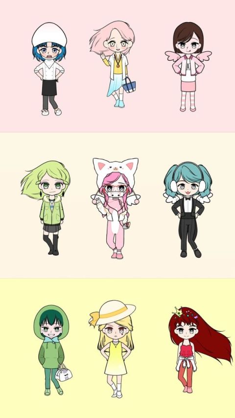 My Webtoon Character Girls - K-pop IDOL Maker