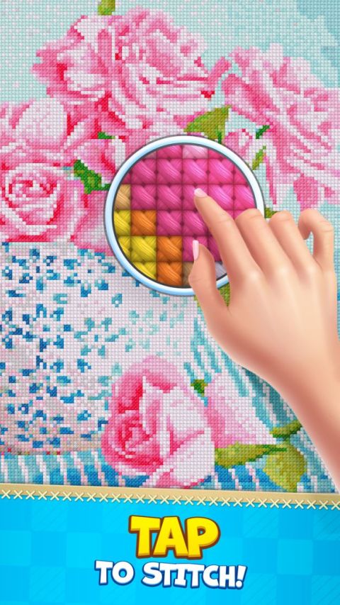 Cross-Stitch: Coloring Book