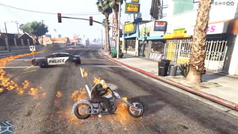 Ghost Rider 3D Game : Death Bike Riding Stunt Race