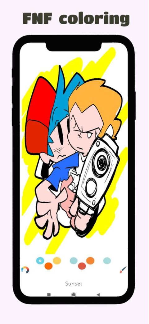 Friday Night Funkin Coloring Game