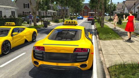 US Offroad Taxi Driving Games