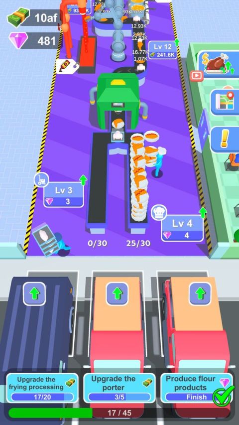 Idle Chicken Processing