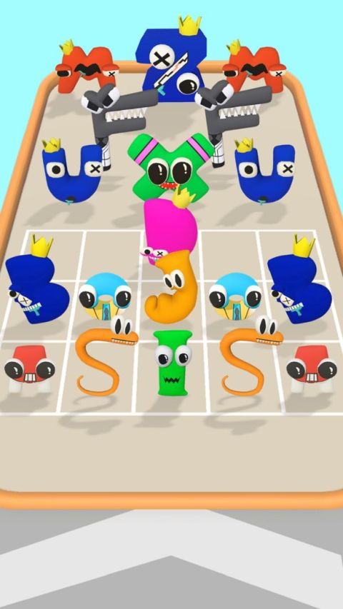 Merge Alphabet: 3D Run