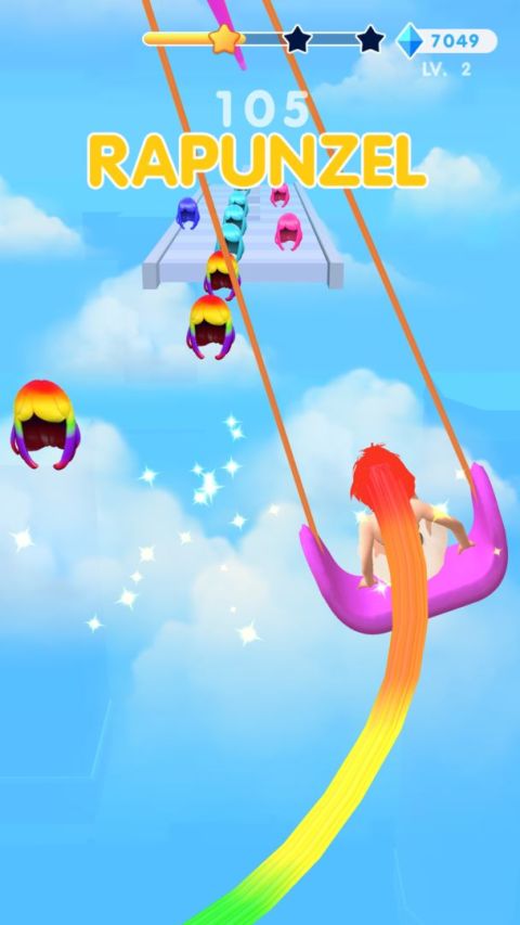 Dancing Hair - Music Race 3D