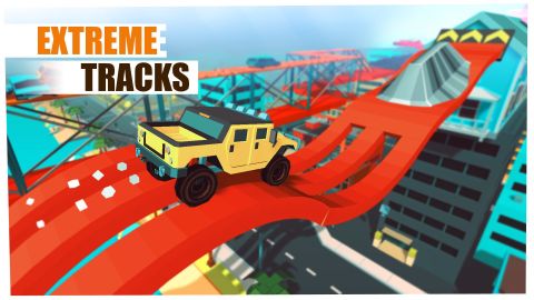 Skill Test - Extreme Stunts Racing Game 2020