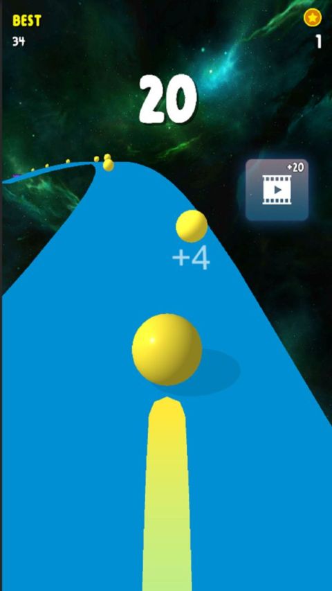 Curvy Path color ball