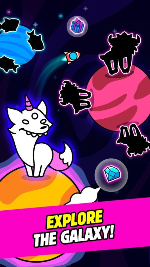 Evolution Galaxy - Mutant Creature Planets Game