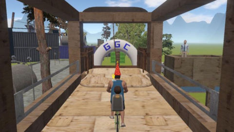 爸爸送兒子上學