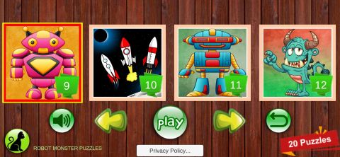Robot Monster Puzzles