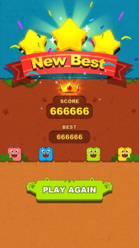 Block Crush™ - Cute Kitty Puzzle Game