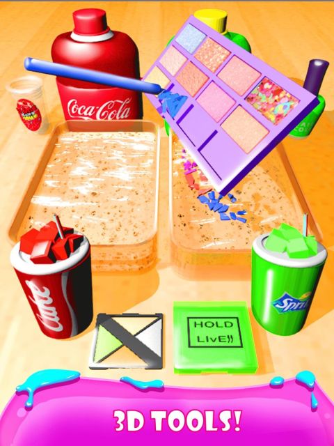 Mixing Makeup Into Slime ASMR Games for Girls