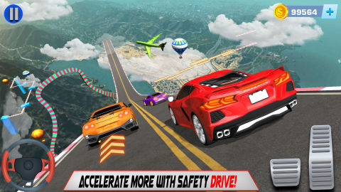 Mega Ramp Car Racing Stunts 3D