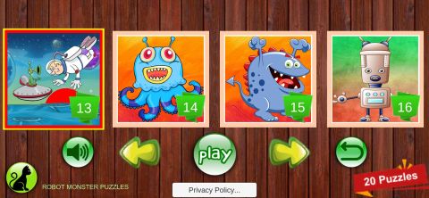 Robot Monster Puzzles