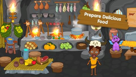 我的石器時代城鎮：侏羅紀山洞人遊戲