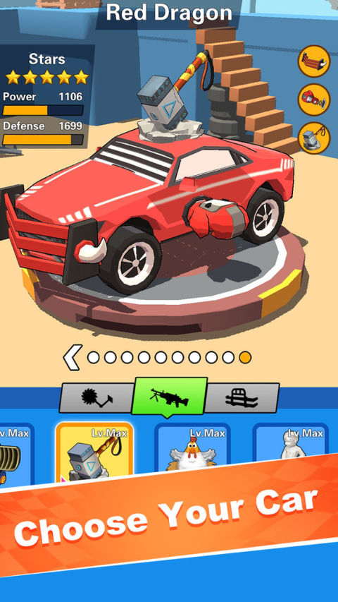 Car Rush: Fighting & Racing