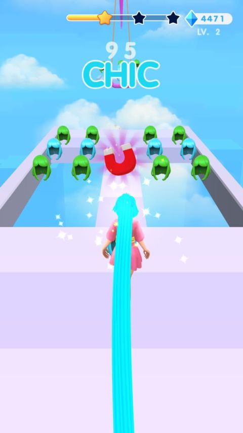 Dancing Hair - Music Race 3D