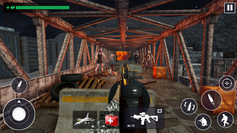 Zombie Strike Frontier Gun War