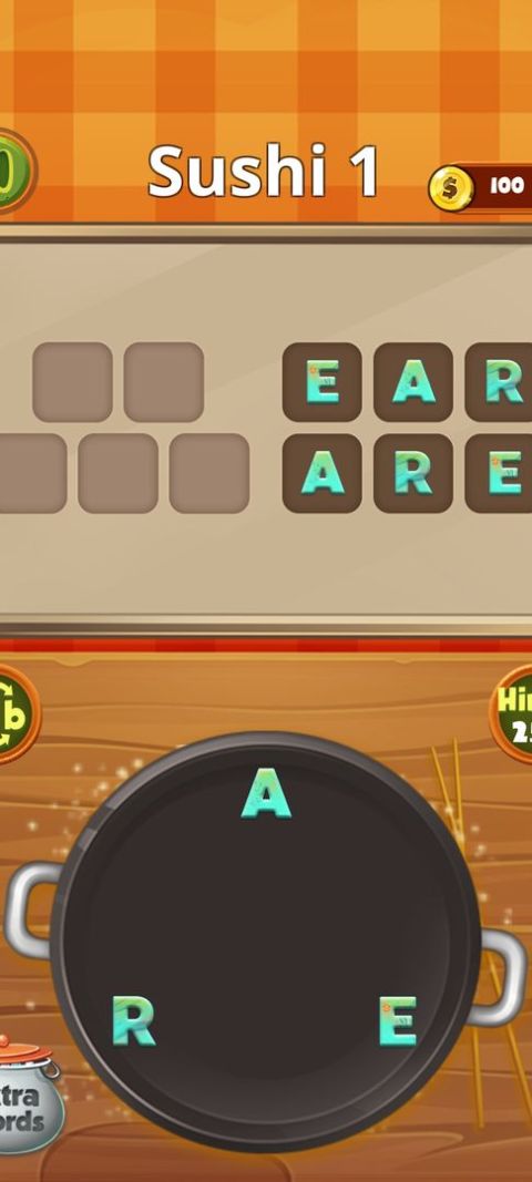 Word search puzzle game