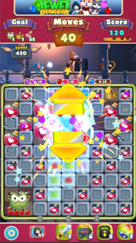 Jewel Dungeon - Match 3 Puzzle