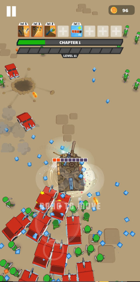 Tank Survival: Blitz War