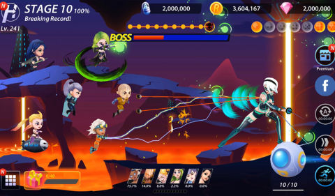 Idle Hero Z - Summon & Merge Arcade Game