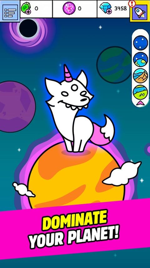 Evolution Galaxy - Mutant Creature Planets Game