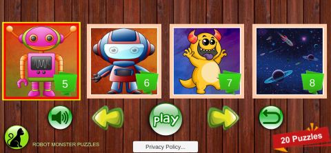 Robot Monster Puzzles