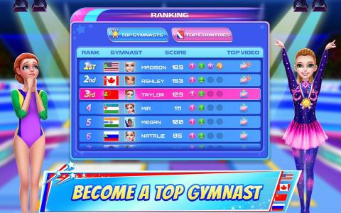Gymnastics Superstar Star Girl