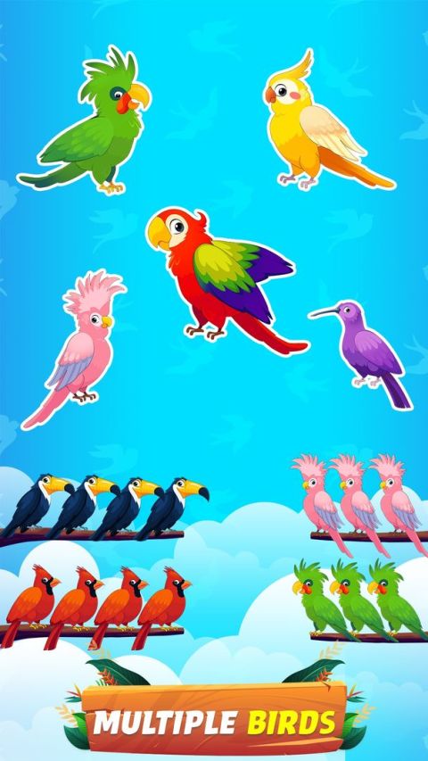 Bird Sort - Color Birds Game