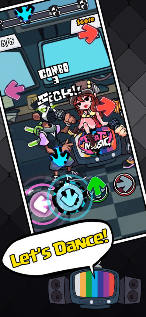 FNF Beat Battle Full Mod Fight