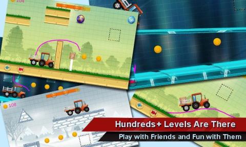 Draw Bridge Run Truck:Brain it