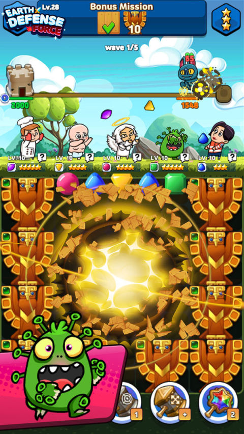 Earth Defense - Match3 Puzzle